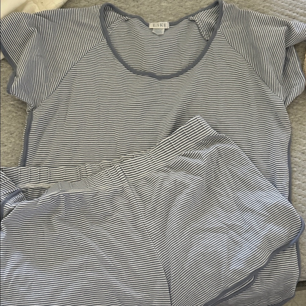 LAKE Striped Women's Pajama Set